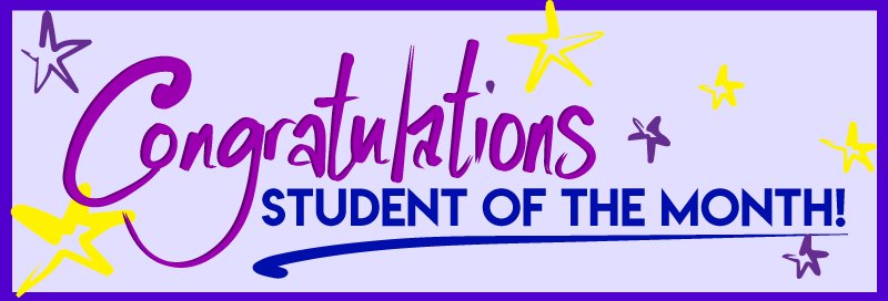 Student of the Month October